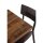 Bolero Tischplatte quadratisch in Urban dark und 700x700x48mm
