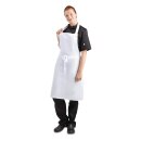 Whites Latzschürze aus Polycotton-Gewebe - 71 x 96 cm, weiß, atmungsaktiv