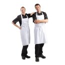 Whites Latzschürze aus Polycotton-Gewebe - 71 x 96 cm, weiß, atmungsaktiv