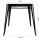 Bolero Bistro Quadratischer Stahltisch Schwarz - 660Mm