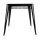 Bolero Bistro Quadratischer Stahltisch Schwarz - 660Mm