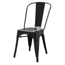 Bolero Bistrostuhl Aus Stahl Schwarz (4Er Pack)