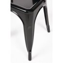 Bolero Bistrostuhl Aus Stahl Schwarz (4Er Pack)