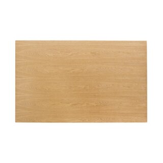 Bolero Tischplatte Eschenfurnier Hitze- und wasserbeständig 110 x 70 cm