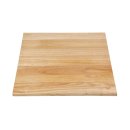 Bolero quadratische Tischplatte Natur vorgebohrt 70cm