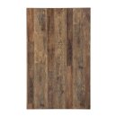Bolero vorgebohrte rechteckige Tischplatte Urban Dark 1100x700mm
