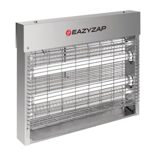 Eazyzap Fliegenvernichter Gebürsteter Edelstahl Led 8W