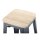 Bolero Barhocker Aus Stahl Mit Holzsitz - Grau (4 Stück)