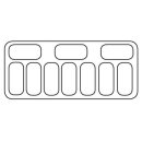 Combisteel Speiseeisvitrine Tenerife 10X5 Liter