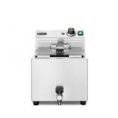 Hendi Profi Fritteuse 10 Liter - mit Ablasshahn, XL...
