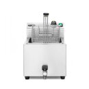 Hendi Profi Fritteuse 10 Liter - mit Ablasshahn, XL...