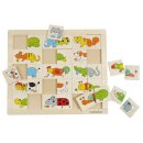 Match & Mix "Tiere"Holzpuzzle