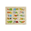 Match & Mix "Tiere"Holzpuzzle