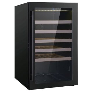 Combisteel Weinkühlschrank Single Zone - 118 Liter, LED-Beleuchtung, schwarz