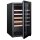 Combisteel Weinkühlschrank Single Zone - 118 Liter, LED-Beleuchtung, schwarz