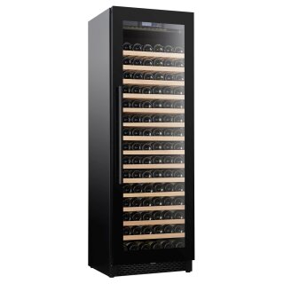 Combisteel Weinkühlschrank 1 Zone – 122 Flaschen, Umluftkühlung, Schwarz