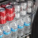 Polar Barkühlschrank mit 198 Liter - 2 Glastüren, LED-Innenbeleuchtung