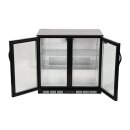 Polar Barkühlschrank mit 198 Liter - 2 Glastüren, LED-Innenbeleuchtung