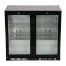 Polar Barkühlschrank mit 198 Liter - 2 Glastüren, LED-Innenbeleuchtung