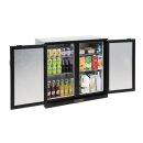 Polar Barkühler mit 2 Türen - 208 Liter, schwarz, für 180 x 33cl-Flaschen