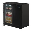 Polar Barkühler mit 2 Türen - 208 Liter, schwarz, für 180 x 33cl-Flaschen