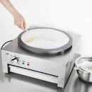 Profi Crêpes-Maker Buffalo – 3 kW, Gusseisen-Kochplatte mit Antihaft, 230V
