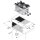 Drop -In Gasherd 2 Br. 7Kw