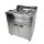 Gastro Elektro-Fritteuse 2x12L – 12 kW, mit Kaltzone, professionell