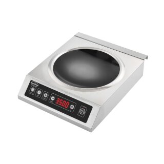 Combisteel Induktion Wokplatte – 3,5 kW, Tischgerät, für runden Boden