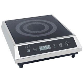 Combisteel Induktionskochfeld mit 1 Platte für energieeffizientes Kochen 2,7 kW