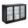 Combisteel Barkühlschrank 298 Liter, 3 Glastüren