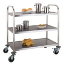 Gastro Servierwagen 3 Etagen – demontierbar, bis 50...