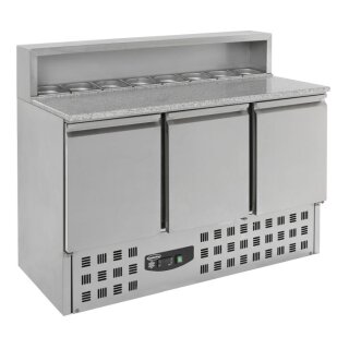 Combisteel Pizzatisch 3 Türen