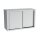 Combisteel Edelstahl Wandschrank 1600x400 mm – mit Schiebetüren