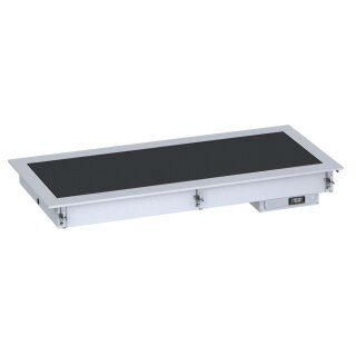 Drop -In Einbau Heizplatte Keramik 3/1 - Schwarz