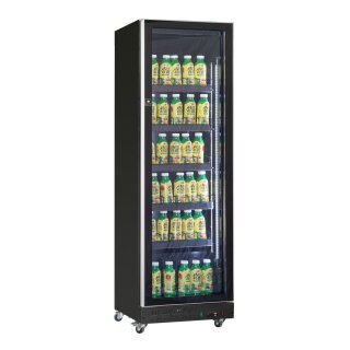 Combisteel Glastürkühlschrank mit 387 Liter - selbstschließend, Umluft & LED