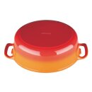 Vogue Ovaler Schmortopf Orange 5 Liter
