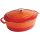 Vogue Ovaler Schmortopf Orange 5 Liter