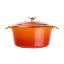 Vogue Runder Schmortopf Orange Groß 4 Liter