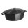 Vogue Ovaler Schmortopf Schwarz - 5 Liter