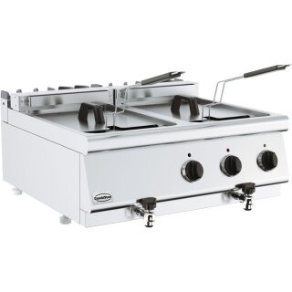 Doppelfritteuse elektrisch 2x10 Liter - Tischgerät