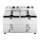 Buffalo Doppel-Induktionsfritteuse – 2x7,5L Behälter, 2x3000W Leistung
