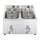 Buffalo Doppel-Induktionsfritteuse – 2x7,5L Behälter, 2x3000W Leistung