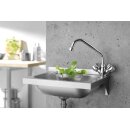 Hendi Waschbecken aus Edelstahl AISI 304 zur Wandmontage 400x290x145mm
