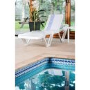 Resol Sonnenliegen Weiß (4Er Pack)