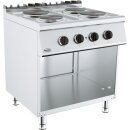 Gastro Elektroherd mit 4 Platten -...