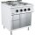 Gastro Elektroherd mit 4 Platten - 800×700×900 mm, 400 V, für die Gastronomie