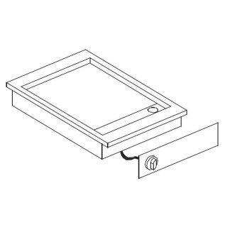 El. Grillplatte Glatt 400V