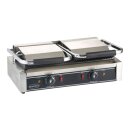 Doppel-Kontaktgrill geriffelt - 3,6 kW, professionell