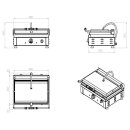 Kontaktgrill,510 X 500 X 300 Mm